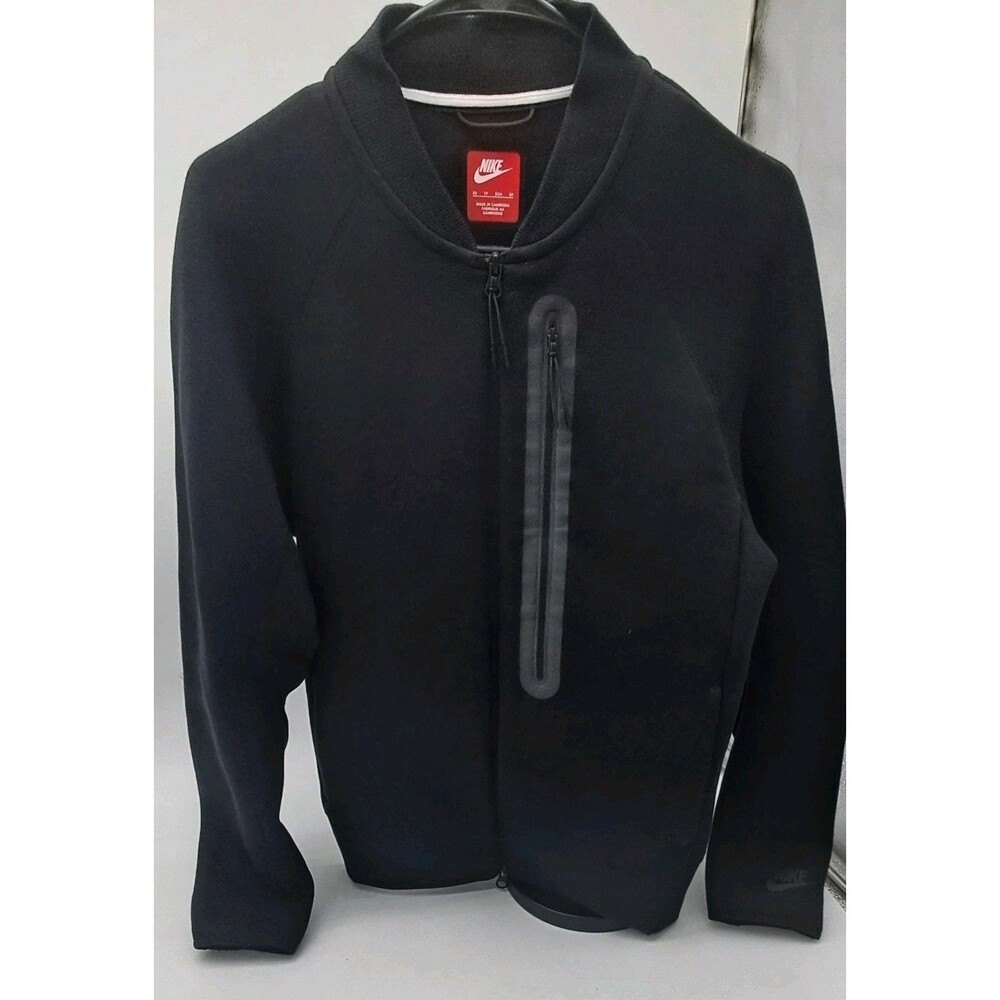 Nike Sportswear Tech Jacket Men's XS Black Full Zip Track Bomber 832178